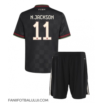 Bayern Munich Nicolas Jackson #11 Echipament de Fotbal Replică 2025-26 Copii Treilea (+ Șorturi)